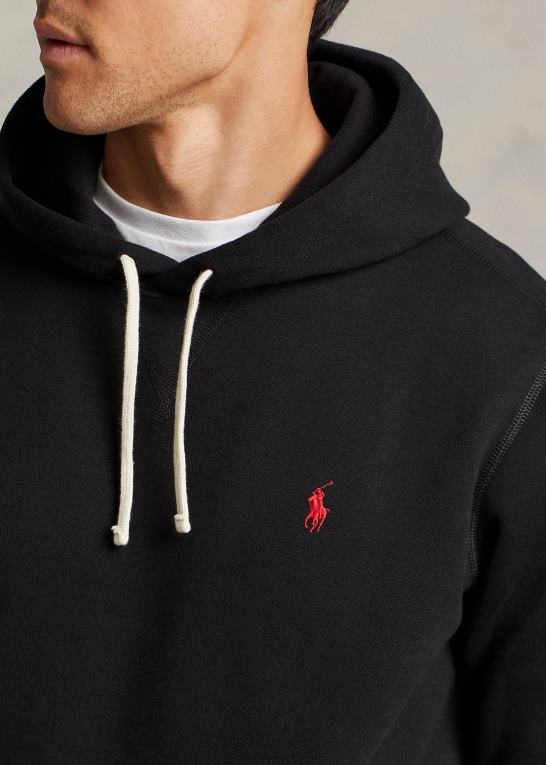 sort Mænd Ralph Lauren rl fleece hættetrøjen Z426B399