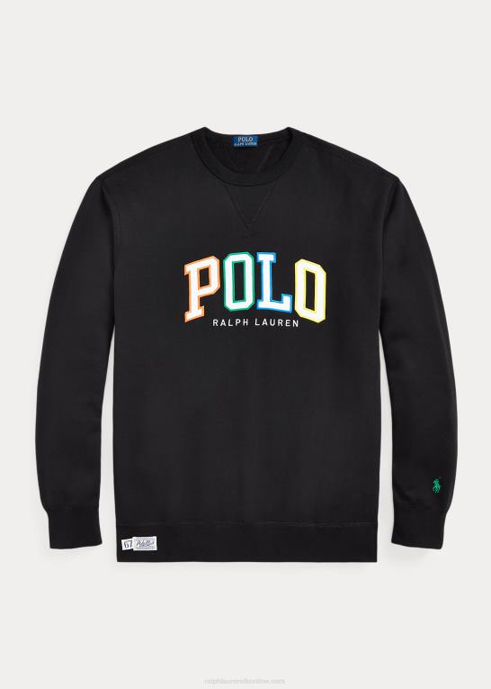 sort Mænd Ralph Lauren rl fleece logo sweatshirt Z426B1912