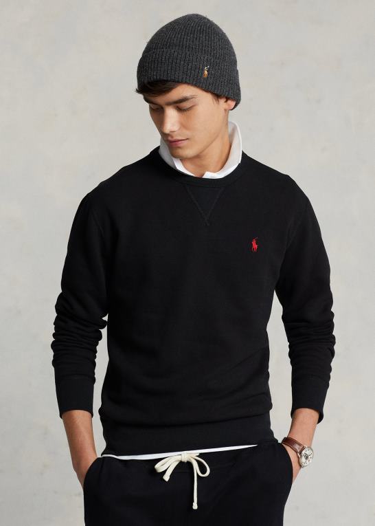 sort Mænd Ralph Lauren rl fleece sweatshirten Z426B329