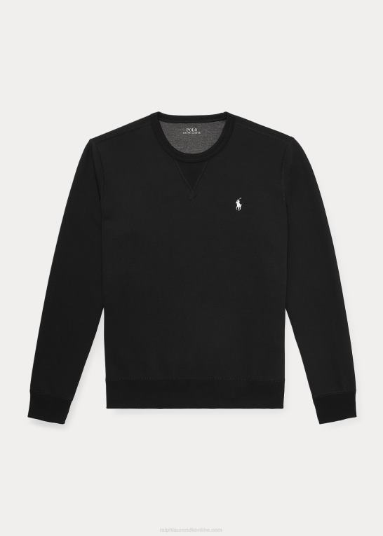 sort/creme Mænd Ralph Lauren dobbeltstrikket sweatshirt Z426B869