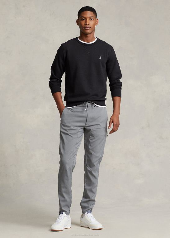 sort/creme Mænd Ralph Lauren dobbeltstrikket sweatshirt Z426B869