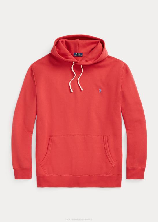 styrbord rød Mænd Ralph Lauren rl fleece hættetrøjen Z426B1578