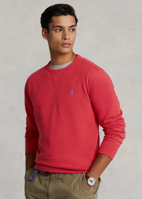 styrbord rød Mænd Ralph Lauren rl fleece sweatshirten Z426B331