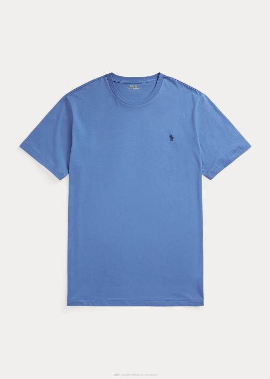 Nimes blå Mænd Ralph Lauren jersey t-shirt med rund hals Z426B8715