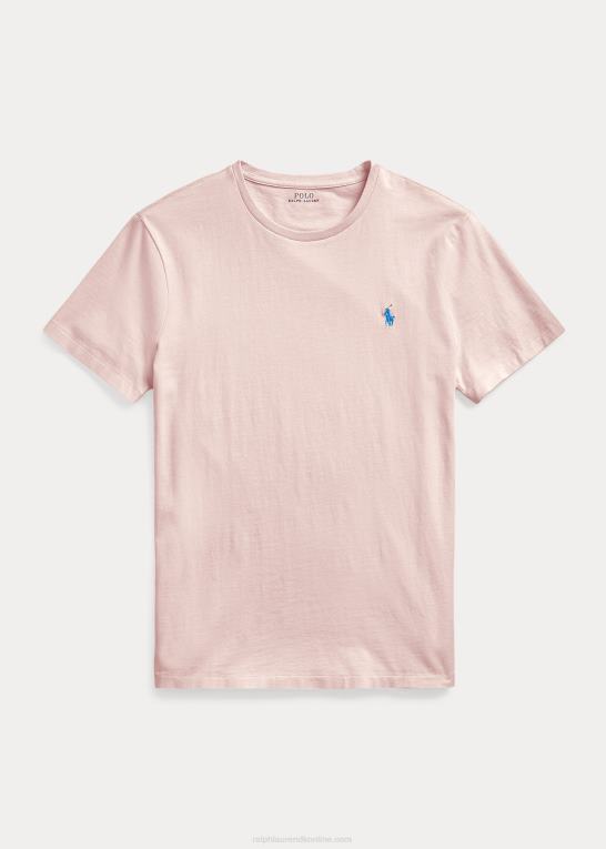 adirondack rose Mænd Ralph Lauren jersey t-shirt med rund hals - alle passer Z426B177