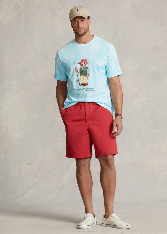 ø aquabjørn Mænd Ralph Lauren polo bear tie-dye jersey t-shirt Z426B1813