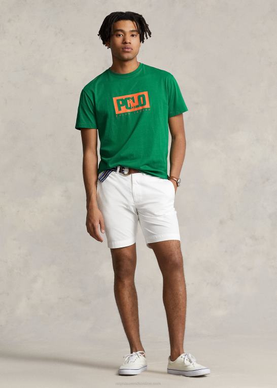 bjergskråning grøn Mænd Ralph Lauren klassisk pasform logo jersey t-shirt Z426B499