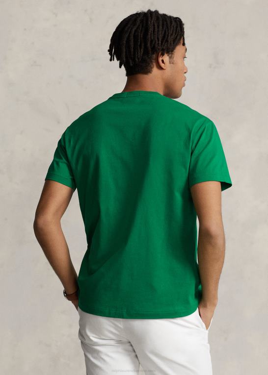 bjergskråning grøn Mænd Ralph Lauren klassisk pasform logo jersey t-shirt Z426B499