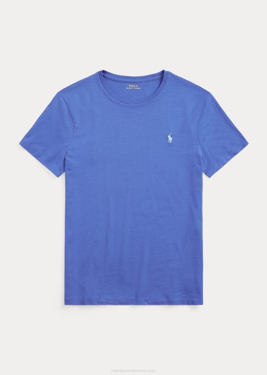 blå Mænd Ralph Lauren jersey t-shirt med rund hals - alle passer Z426B172
