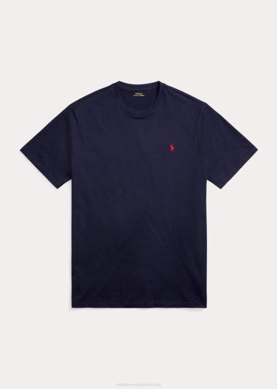 blæk Mænd Ralph Lauren jersey t-shirt med rund hals Z426B8713