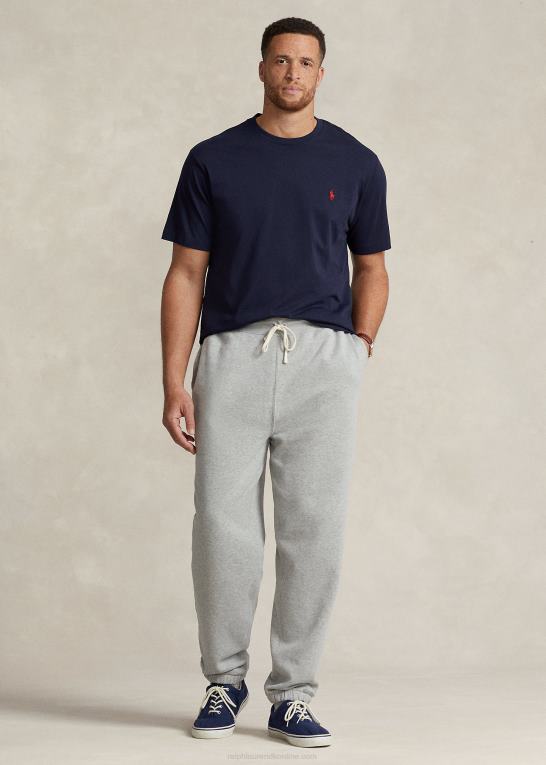 blæk Mænd Ralph Lauren jersey t-shirt med rund hals Z426B8713