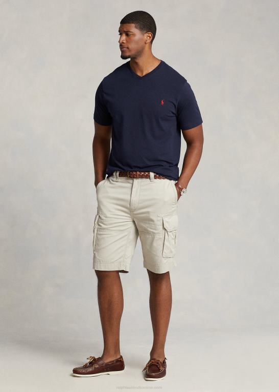 blæk Mænd Ralph Lauren jersey t-shirt med v-hals Z426B1842