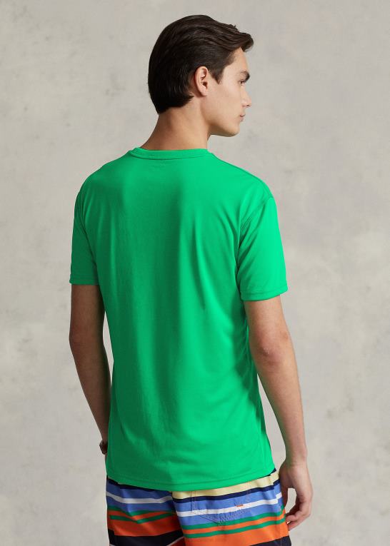 cabo grøn Mænd Ralph Lauren klassisk pasform performance jersey t-shirt Z426B277
