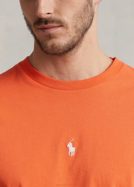 cadmium Mænd Ralph Lauren jersey t-shirt med rund hals Z426B1884
