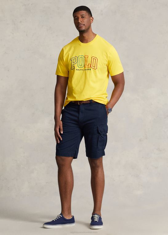 citronknus Mænd Ralph Lauren logo jersey t-shirt Z426B1503