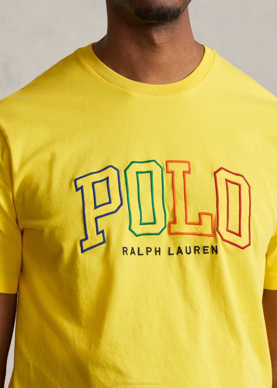 citronknus Mænd Ralph Lauren logo jersey t-shirt Z426B1503