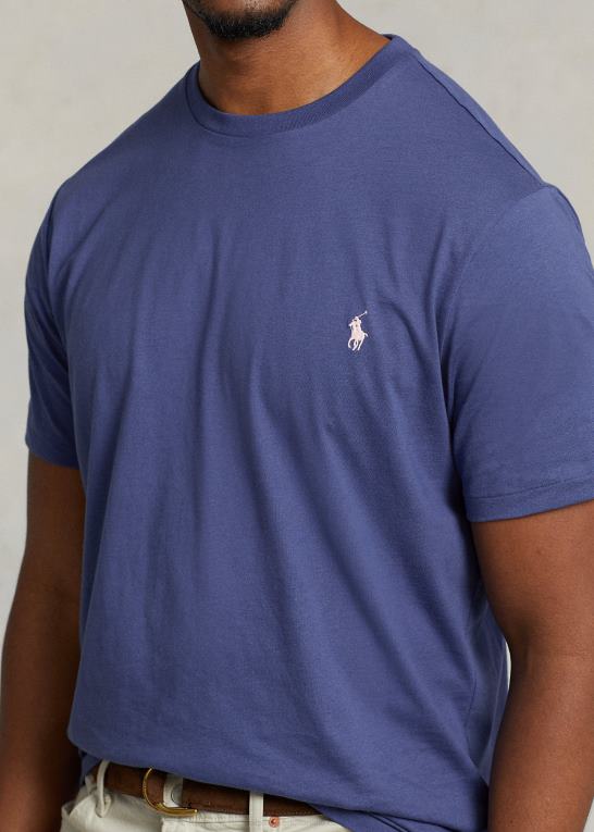 gammel kgl Mænd Ralph Lauren jersey t-shirt med rund hals Z426B8714