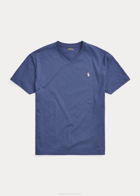 gammel kgl Mænd Ralph Lauren klassisk pasform jersey t-shirt med v-hals Z426B214