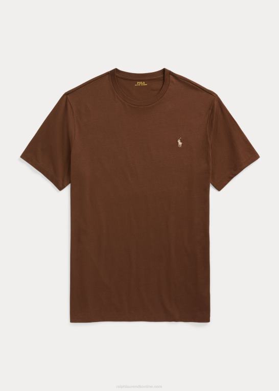 gren brun Mænd Ralph Lauren jersey t-shirt med rund hals Z426B8709
