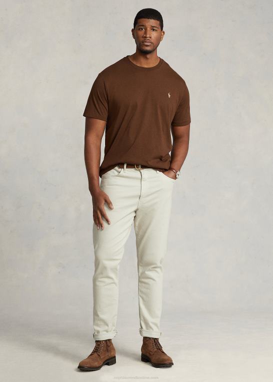 gren brun Mænd Ralph Lauren jersey t-shirt med rund hals Z426B8709