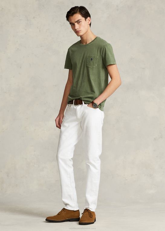 havesti Mænd Ralph Lauren brugerdefineret slim fit jersey lomme t-shirt Z426B312