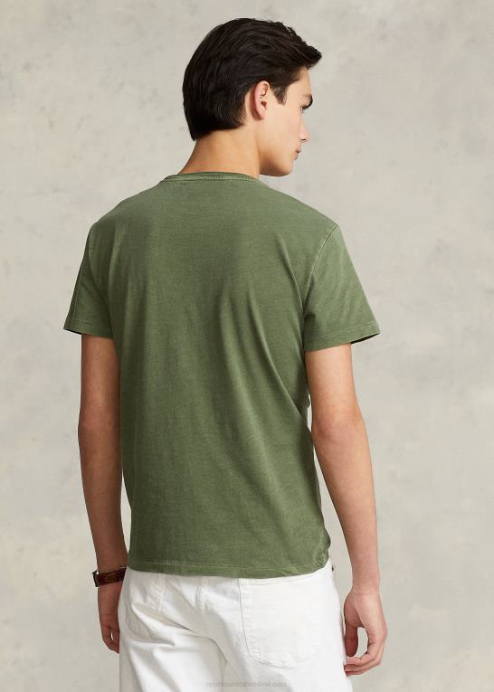 havesti Mænd Ralph Lauren brugerdefineret slim fit jersey lomme t-shirt Z426B312