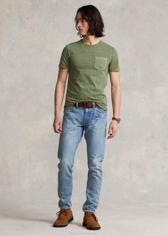 havesti Mænd Ralph Lauren brugerdefineret slim fit jersey lomme t-shirt Z426B347