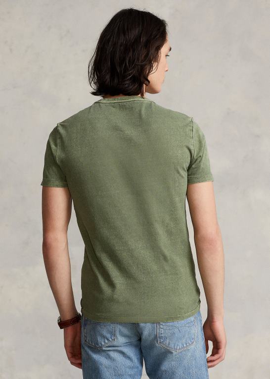 havesti Mænd Ralph Lauren brugerdefineret slim fit jersey lomme t-shirt Z426B347
