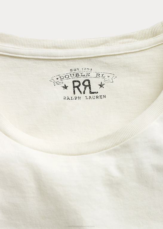 hvid Mænd Ralph Lauren jersey t-shirt med rund hals Z426B1688