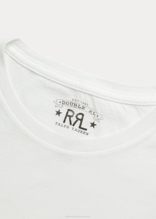 hvid Mænd Ralph Lauren jersey t-shirt med rund hals Z426B1688