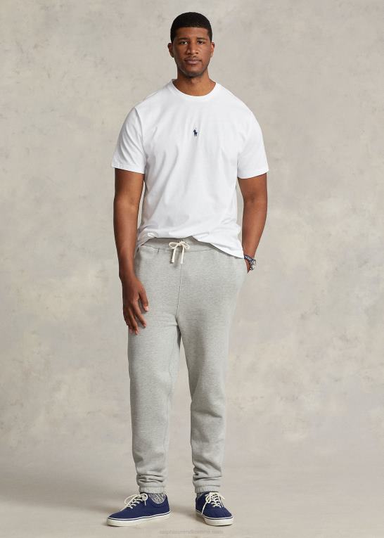hvid Mænd Ralph Lauren jersey t-shirt med rund hals Z426B1883