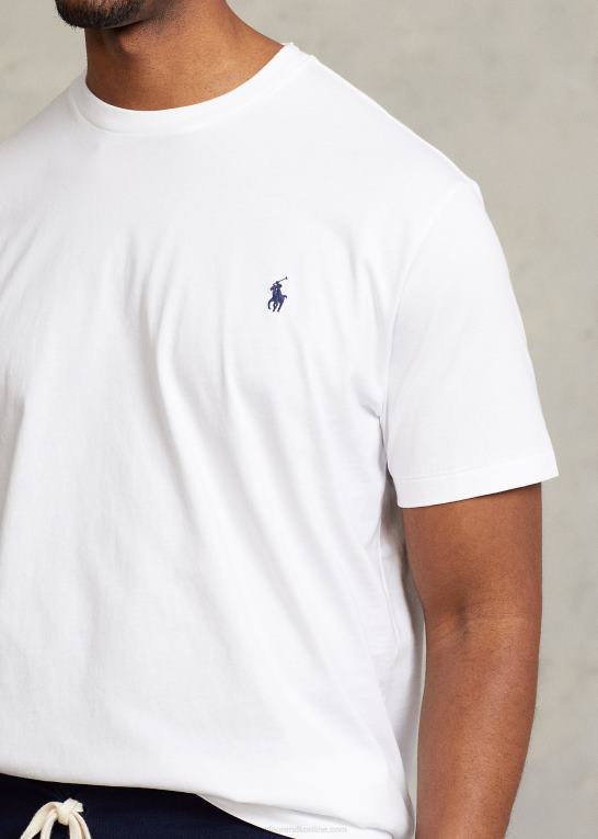 hvid Mænd Ralph Lauren jersey t-shirt med rund hals Z426B8708