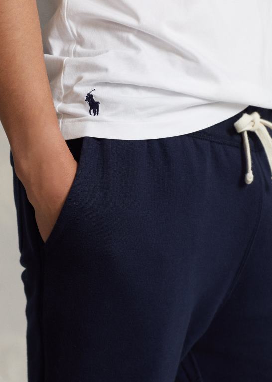 hvid Mænd Ralph Lauren klassisk pasform logo jersey t-shirt Z426B386