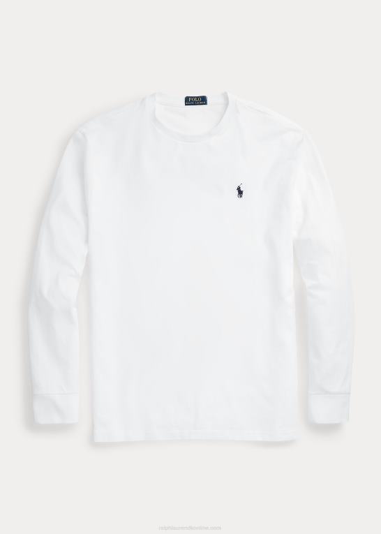 hvid Mænd Ralph Lauren klassisk pasform logo jersey t-shirt Z426B866