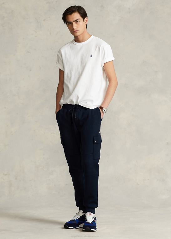 hvid Mænd Ralph Lauren klassisk pasform tungvægts jersey t-shirt Z426B233