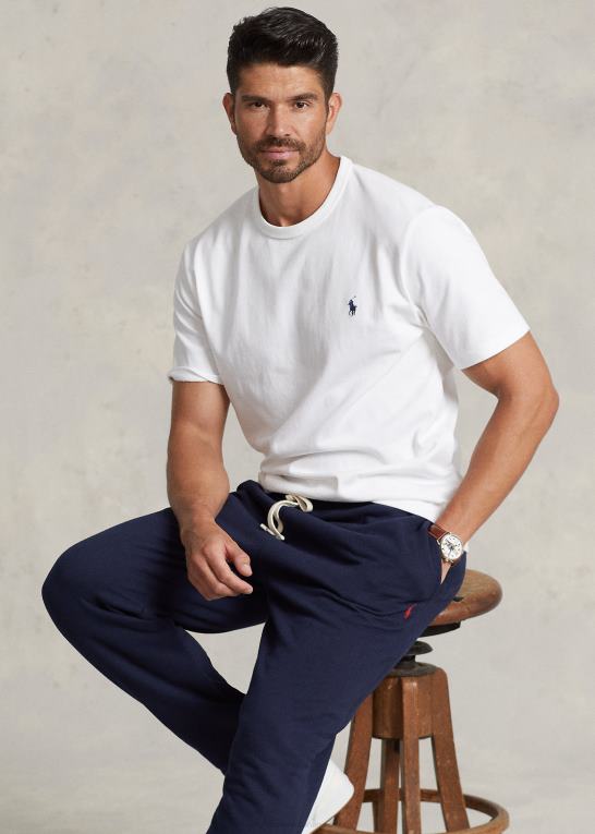 hvid Mænd Ralph Lauren sværvægts jersey t-shirt Z426B1453