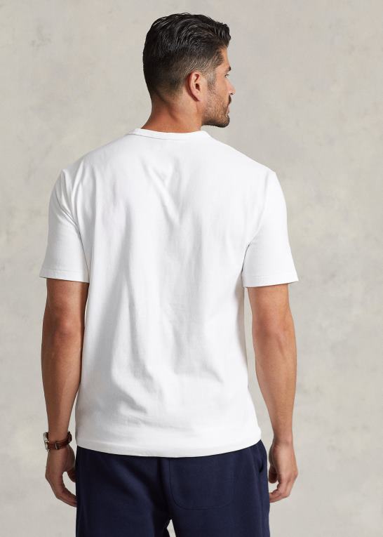 hvid Mænd Ralph Lauren sværvægts jersey t-shirt Z426B1453