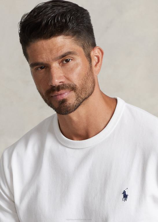 hvid Mænd Ralph Lauren sværvægts jersey t-shirt Z426B1453