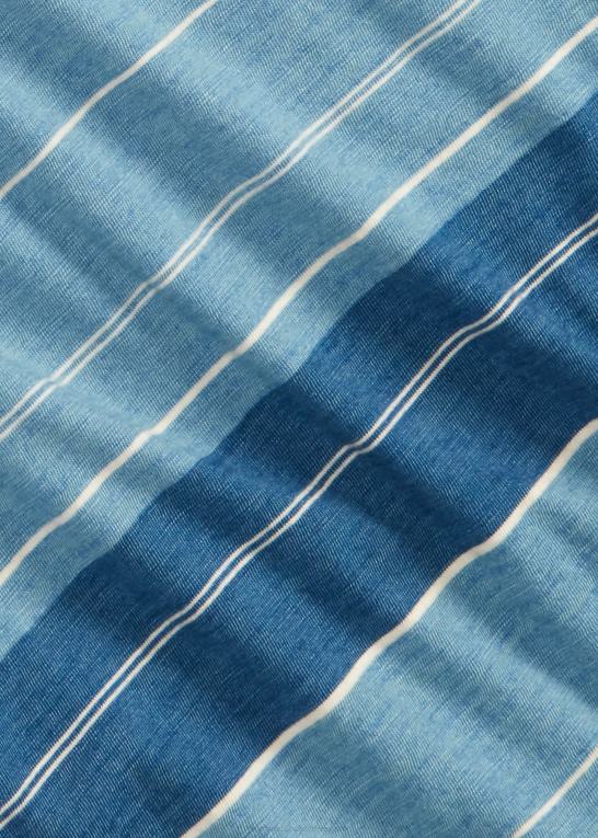 indigo/creme Mænd Ralph Lauren stribet jersey t-shirt Z426B1689
