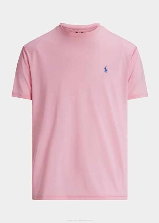 karmel pink Mænd Ralph Lauren klassisk pasform performance jersey t-shirt Z426B276