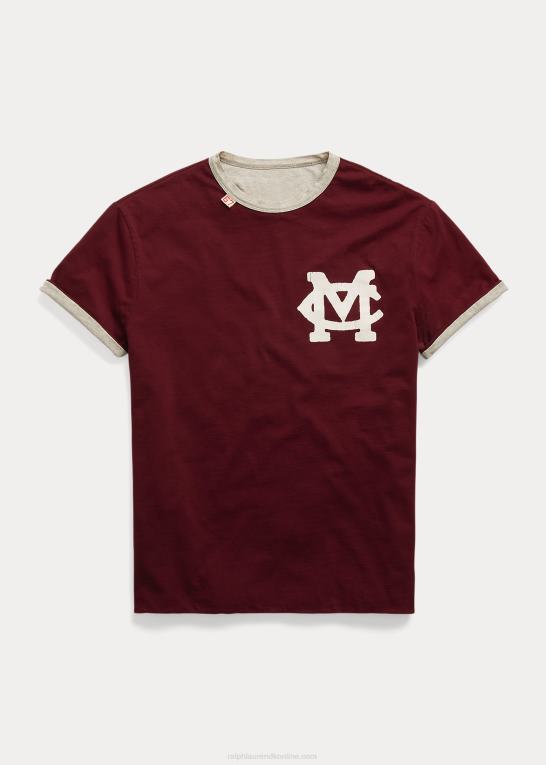 klassisk vin/lyng Mænd Ralph Lauren morehouse-kollektionen 2-i-1 t-shirt Z426B1175