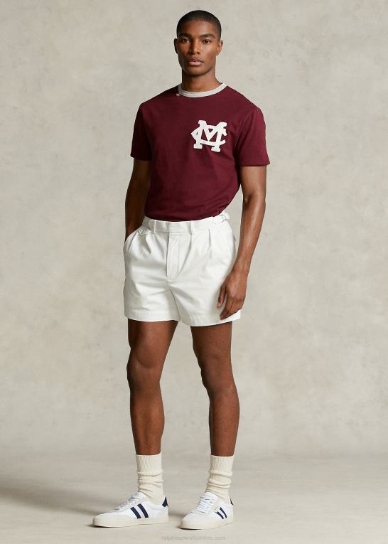 klassisk vin/lyng Mænd Ralph Lauren morehouse-kollektionen 2-i-1 t-shirt Z426B1175