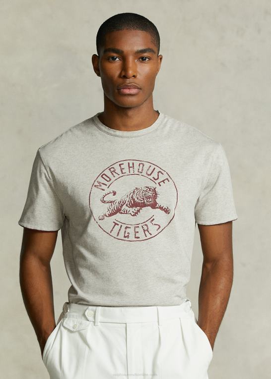 klassisk vin/lyng Mænd Ralph Lauren morehouse-kollektionen 2-i-1 t-shirt Z426B1175