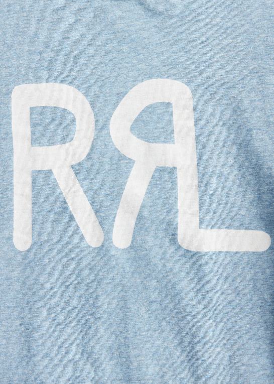 krrl054-lyng blå Mænd Ralph Lauren logo jersey t-shirt Z426B1695