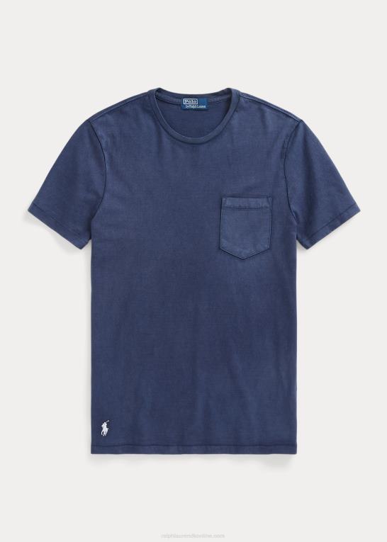 krydstogtflåde Mænd Ralph Lauren brugerdefineret slim fit jersey lomme t-shirt Z426B345