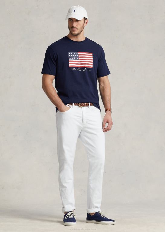 krydstogtflåde Mænd Ralph Lauren flag jersey t-shirt Z426B1465