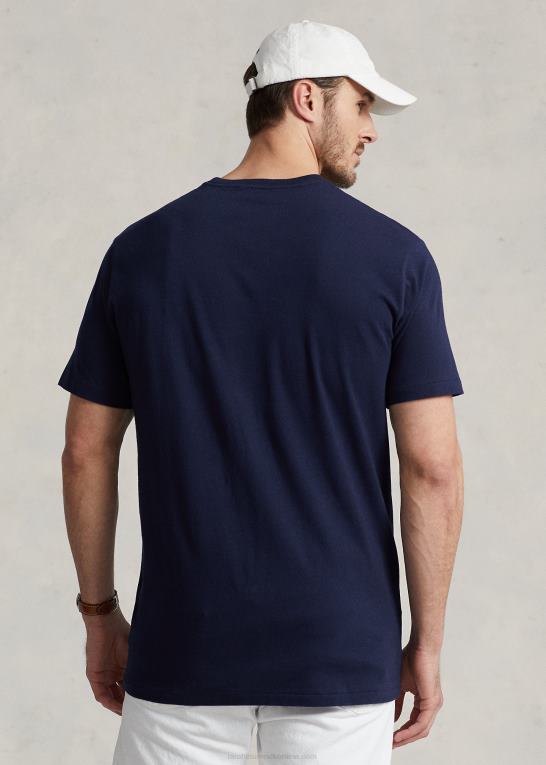 krydstogtflåde Mænd Ralph Lauren flag jersey t-shirt Z426B1465