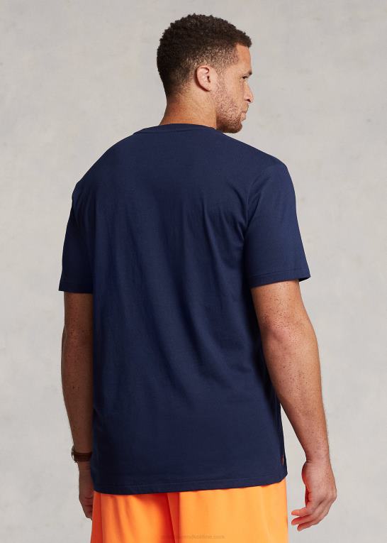 krydstogtflåde Mænd Ralph Lauren jersey t-shirt med stablet logo Z426B1427