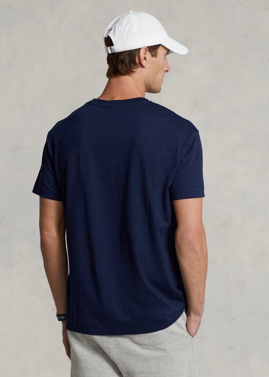 krydstogtflåde Mænd Ralph Lauren klassisk pasform logo jersey t-shirt Z426B387