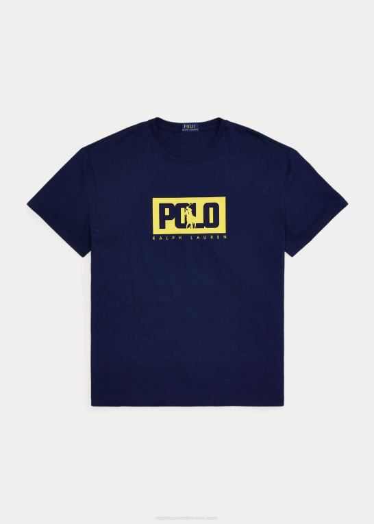krydstogtflåde Mænd Ralph Lauren klassisk pasform logo jersey t-shirt Z426B500